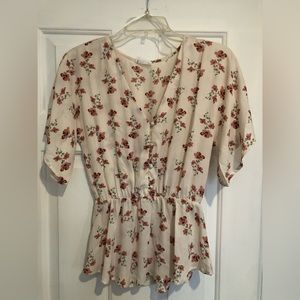 Floral Blouse Top